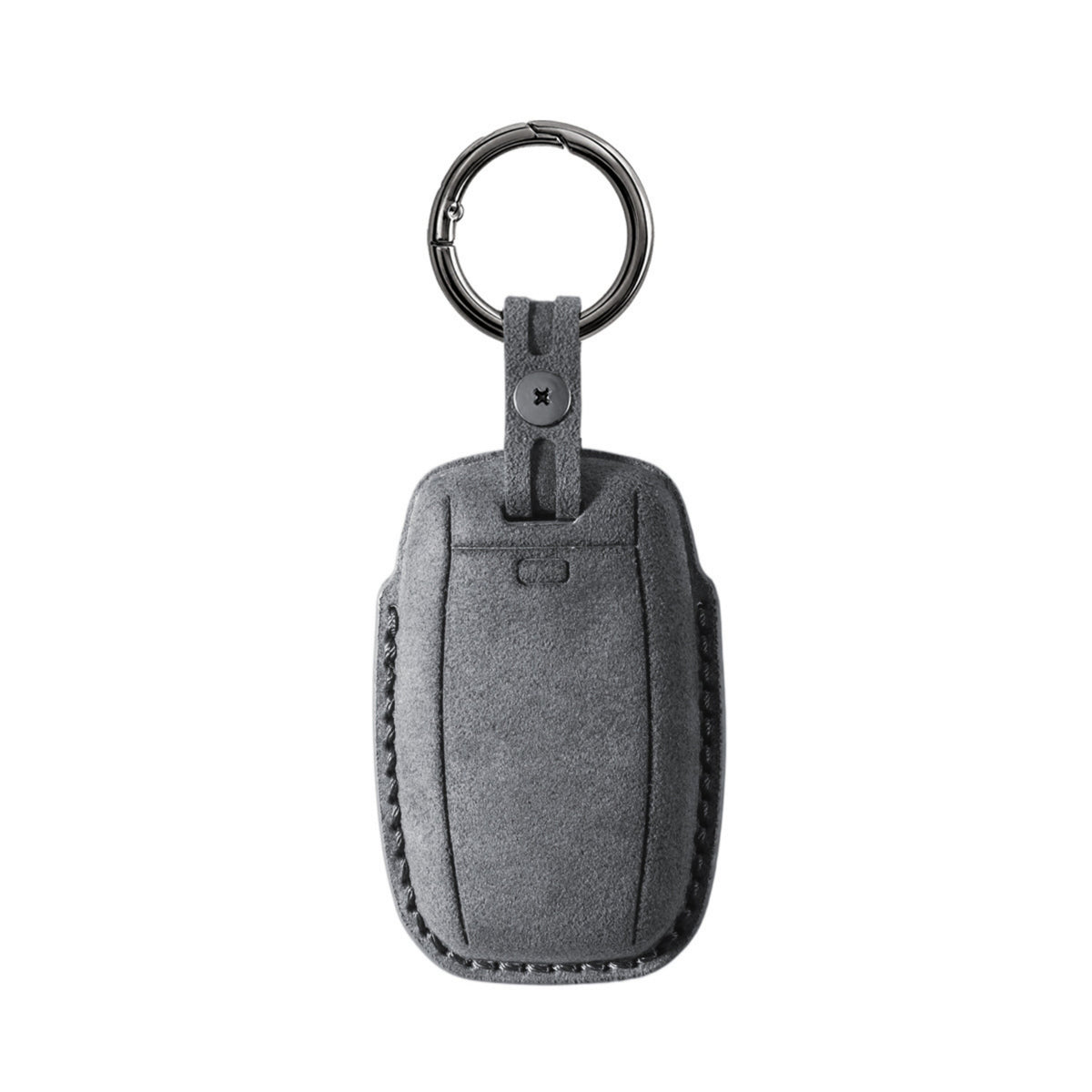 Alcantara Car Key Fob Cover for Kia Model A - Space Grey 4