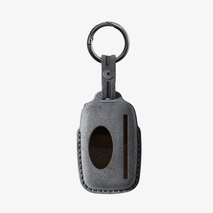 Alcantara Car Key Fob Cover for Land Rover Model A - Space Grey 4