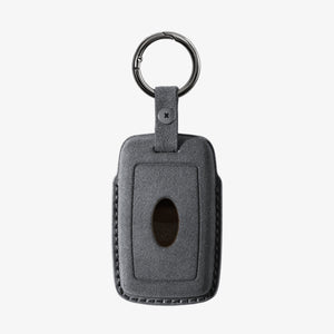 Alcantara Car Key Fob Cover for Land Rover Model B - Space Grey 4