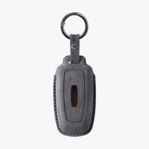 Alcantara Car Key Fob Cover for Lincoln Model A - Space Grey 4