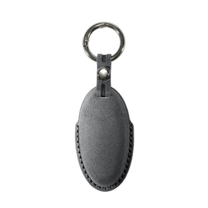 Alcantara Car Key Fob Cover for Nissan Model A - Space Grey