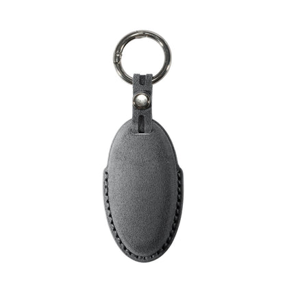 Alcantara Car Key Fob Cover for Nissan Model A - Space Grey