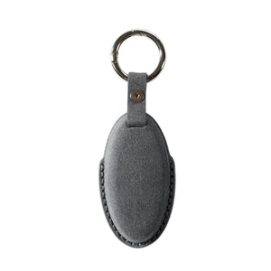 Alcantara Car Key Fob Cover for Nissan Model B - Space Grey