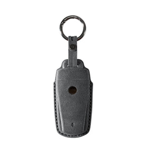 Alcantara Car Key Fob Cover for Volkswagen | Model J with Buckle - Space Grey 4