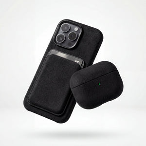 iPhone 15 Pro - Alcantara Case - Deep Black