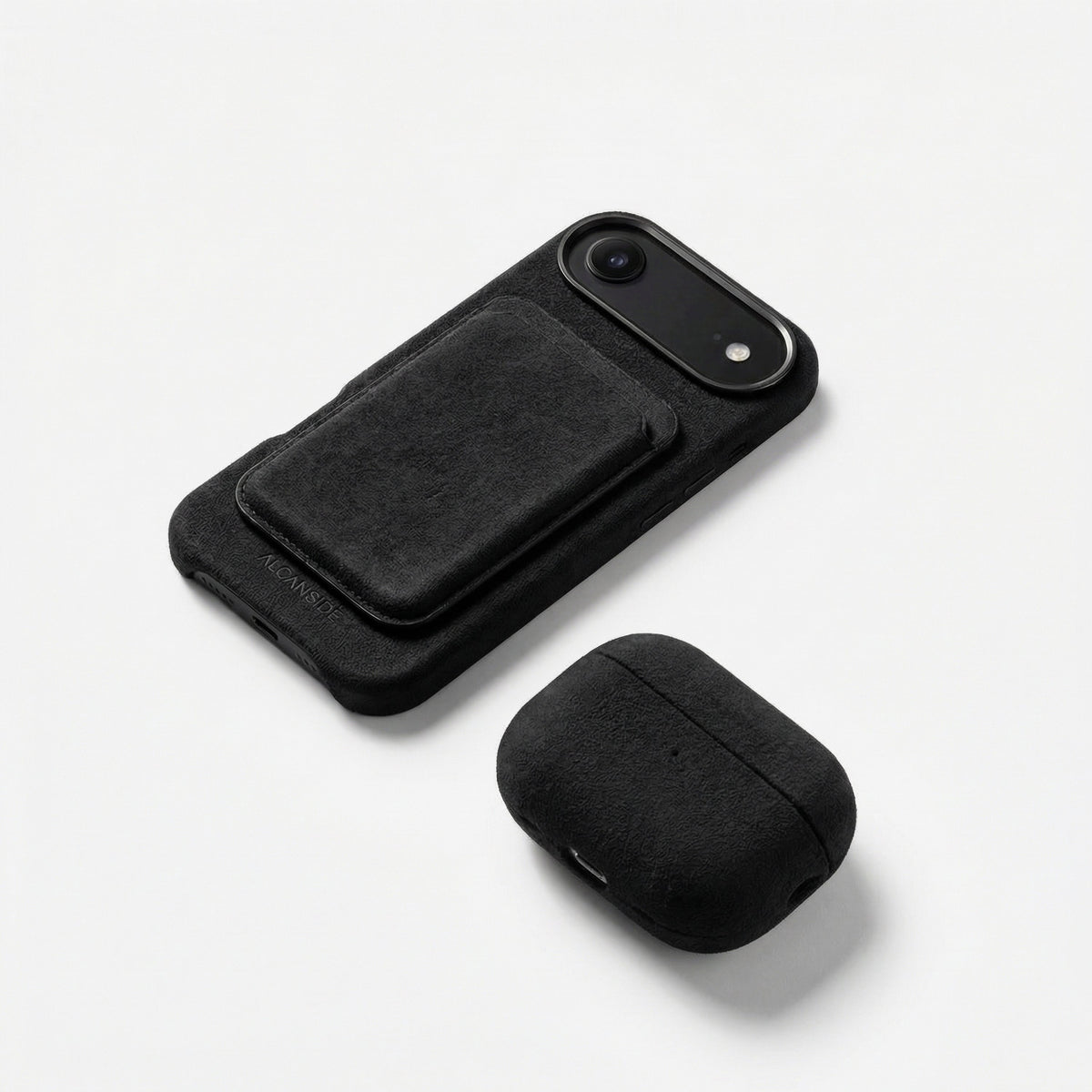 iPhone 17 Air Alcantara Case Deep Black #iPhone model:_iPhone 17 Air