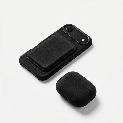 iPhone 17 Air Alcantara Case Deep Black #iPhone model:_iPhone 17 Air