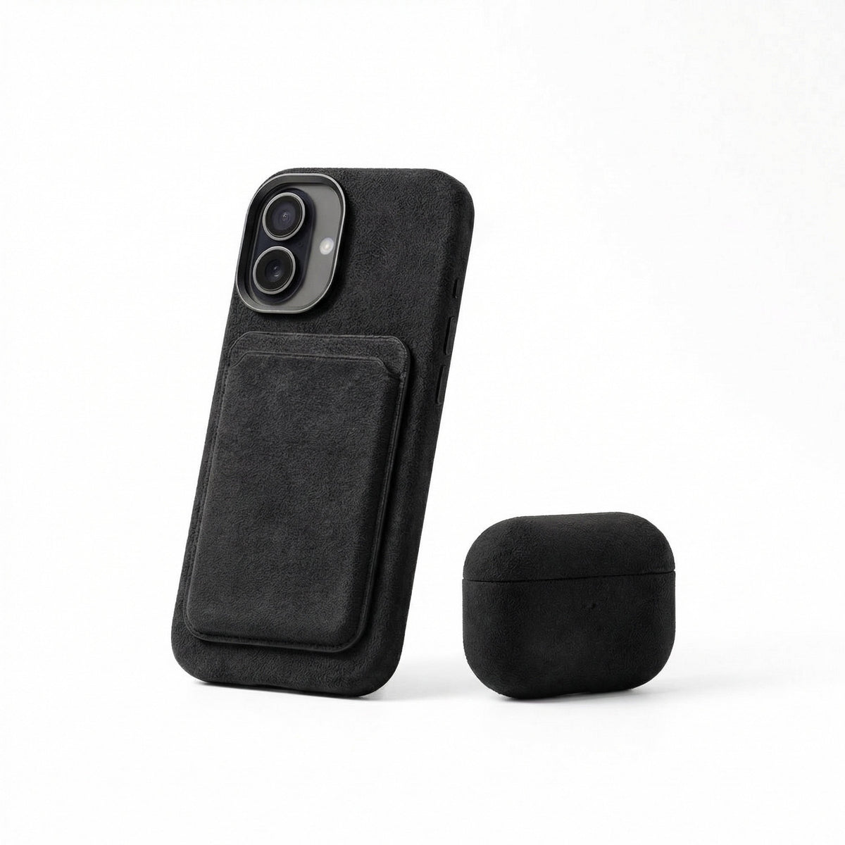 iPhone 17 Alcantara Case Deep Black #iPhone model:_iPhone 17