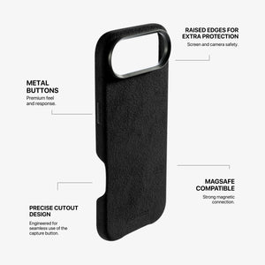 iPhone 17 Air - Alcantara Case - Deep Black
