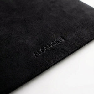 Alcantara Pouch - Deep Black