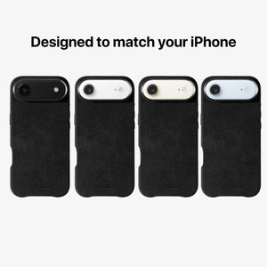 iPhone 17 Air Alcantara Case Deep Black