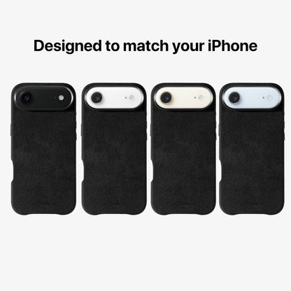 iPhone 17 Air Alcantara Case Deep Black #iPhone model:_iPhone 17 Air