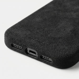 iPhone 15 Pro - Alcantara Case - Deep Black