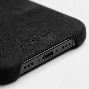 iPhone 17 Air Alcantara Case Deep Black