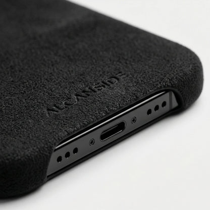 iPhone 17 Air Alcantara Case Deep Black #iPhone model:_iPhone 17 Air