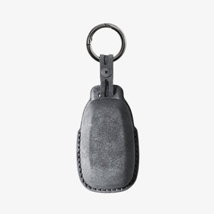 Alcantara Car Key Fob Cover for Subaru Model A - Space Grey 5