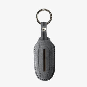 Alcantara Car Key Fob Cover for Tesla Model A (S/3/Y) - Space Grey 5