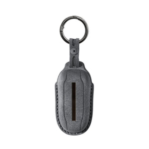 Alcantara Car Key Fob Cover for Tesla Model B (X) - Space Grey 5