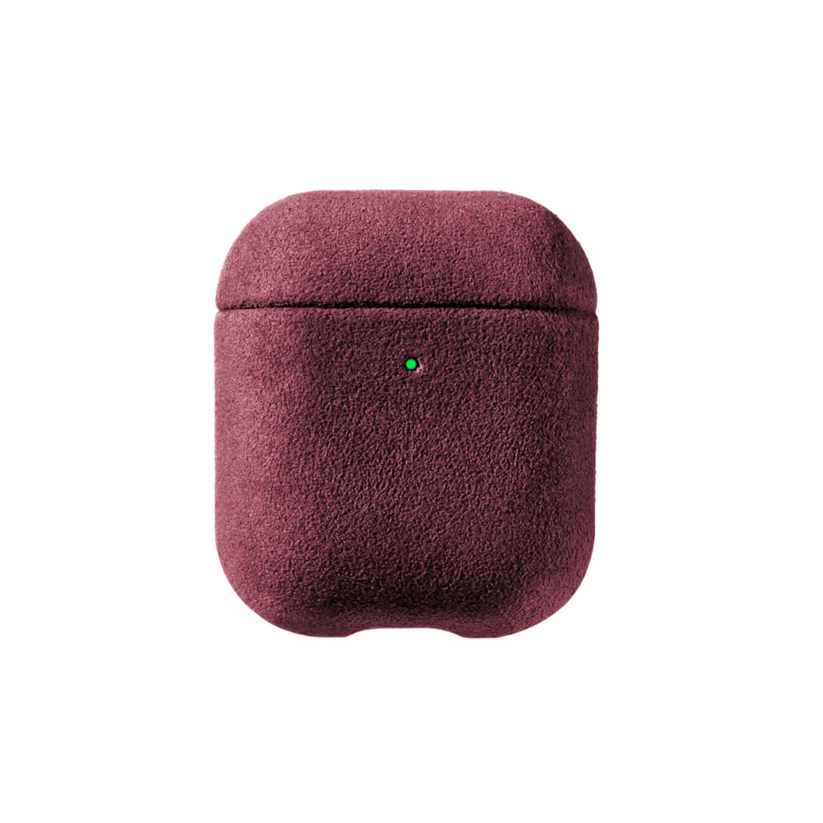 AirPods 1/2 Gen Alcantara Case - Wine Red - Alcanside