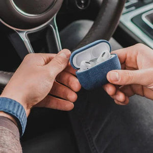 AirPods (3rd generation) Alcantara Case - Ocean Blue - Alcanside