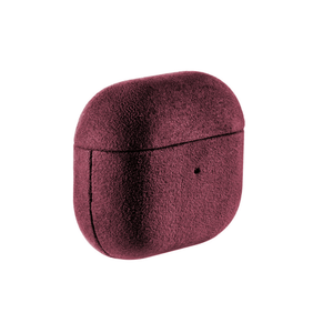 AirPods (3rd generation) Alcantara Case - Wine Red - Alcanside