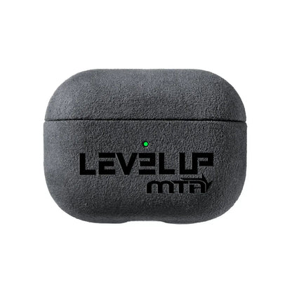 AirPods Pro (2nd Generation) Alcantara Case - LEVEL UP MTA - Space Grey - Alcanside
