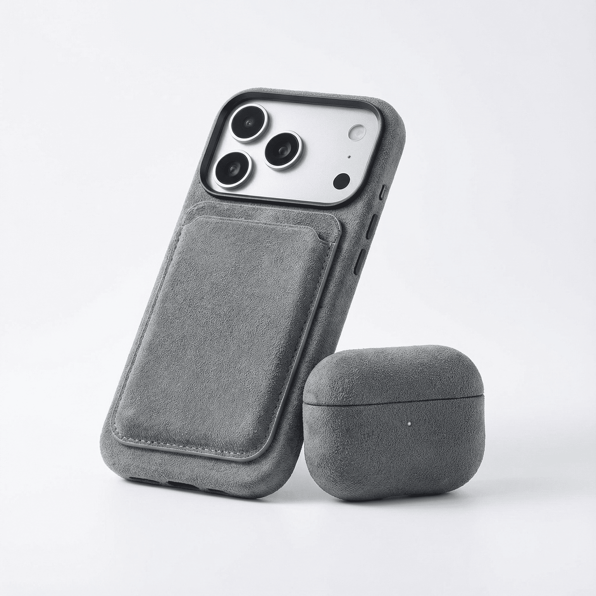 AirPods Pro (3rd Generation) Alcantara Case - Nardo Gray - Alcanside