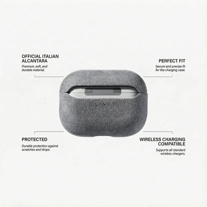 AirPods Pro Alcantara Case - Nardo Gray - Alcanside