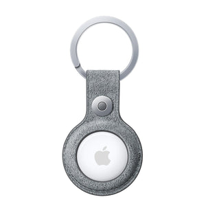 Alcantara AirTag Key Ring - Nardo Gray - Alcanside
