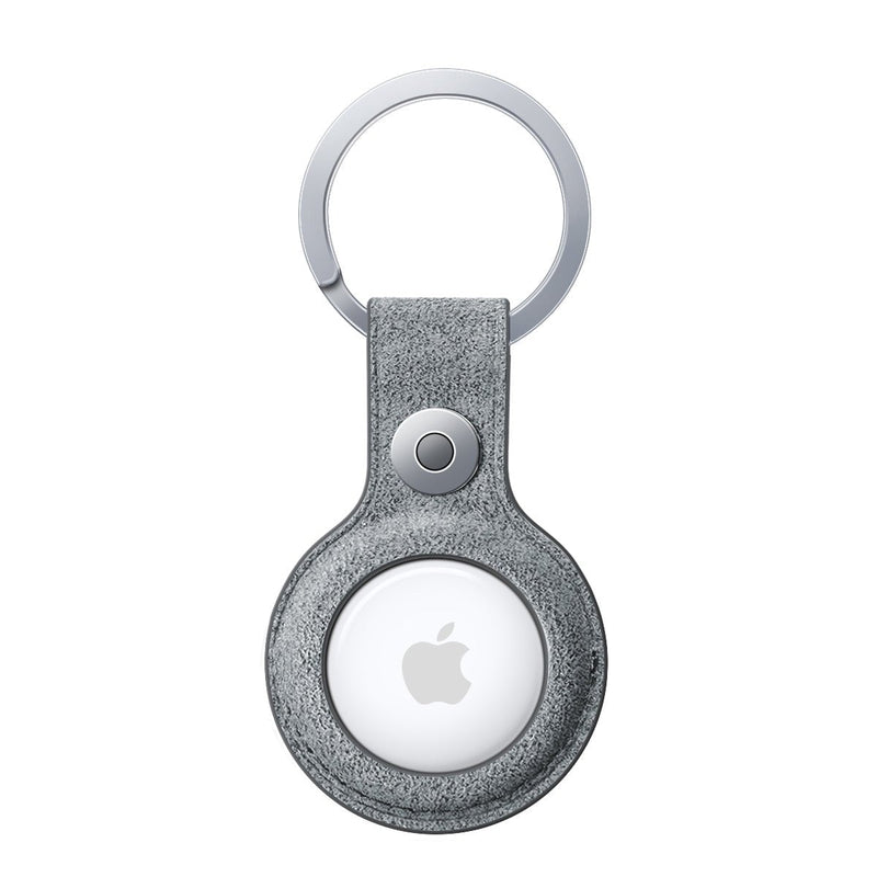 Alcantara AirTag Key Ring - Nardo Gray - Alcanside