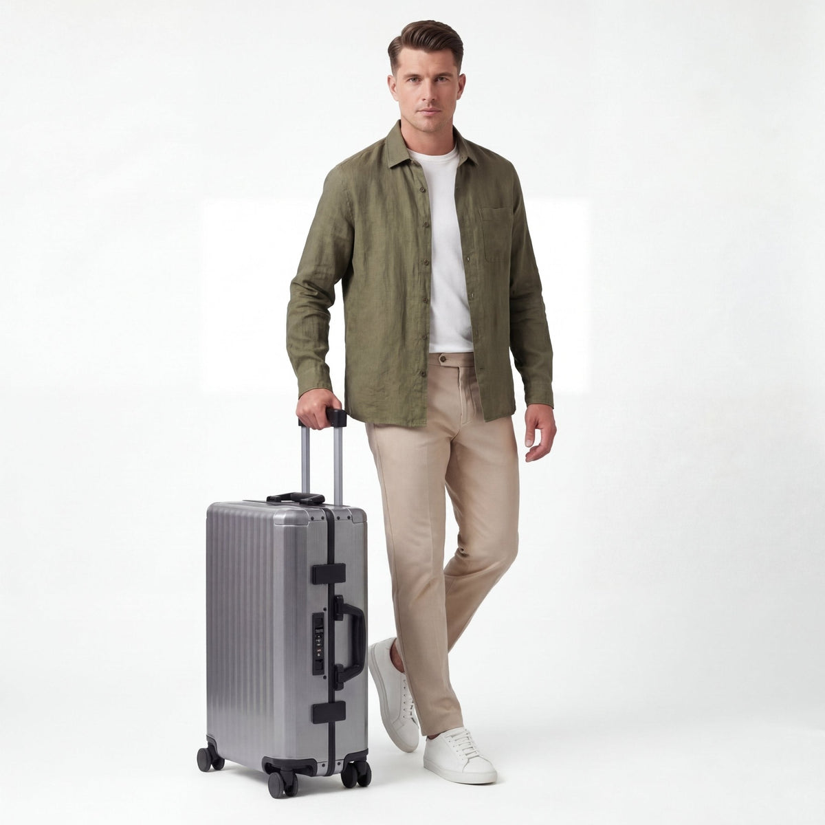Alcantara Cabin Luggage - Space Grey - Alcanside