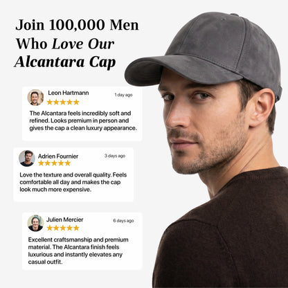 Alcantara Cap - Space Grey - Alcanside