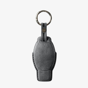 Alcantara Car Key Fob Cover for Mercedes -Benz Model B with Buckle - Space Grey - Alcanside