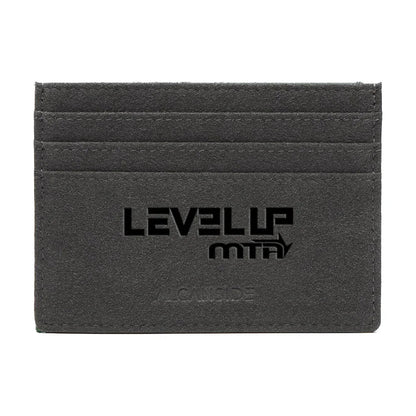 Alcantara Card Wallet - LEVEL UP MTA - Space Grey - Alcanside