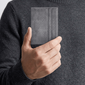 Alcantara Card Wallet - Nardo Gray - Alcanside