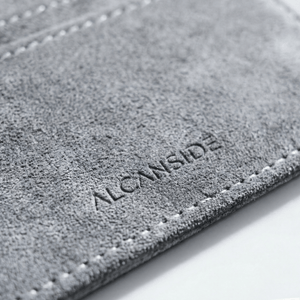 Alcantara Card Wallet - Nardo Gray - Alcanside