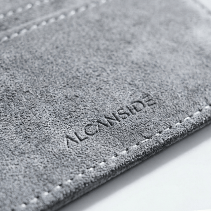 Alcantara Card Wallet - Nardo Gray - Alcanside