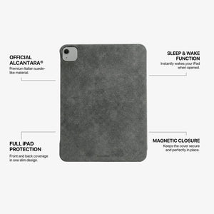 Alcantara iPad Cover - For iPad Air (11 inch) - Space Grey - Alcanside