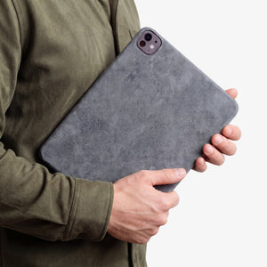 Alcantara iPad Cover - For iPad Pro (11 inch) - Nardo Gray - Alcanside