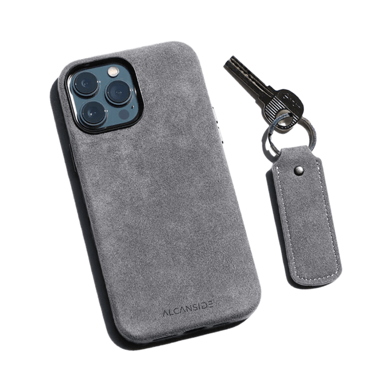 Alcantara Keychain - Nardo Gray