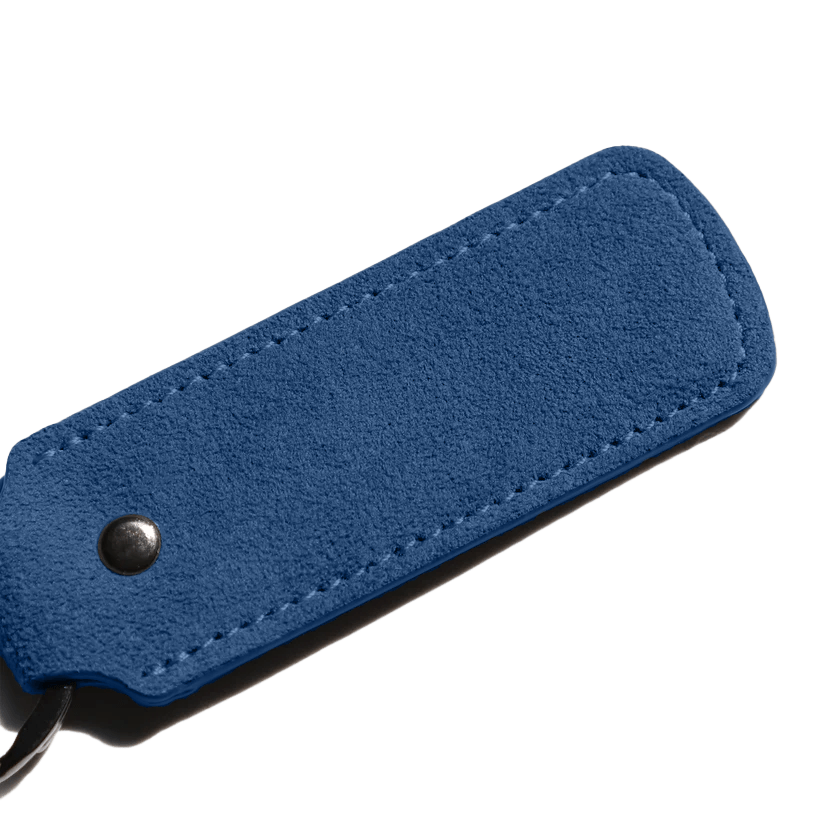 Alcantara Keychain - Ocean Blue - Alcanside