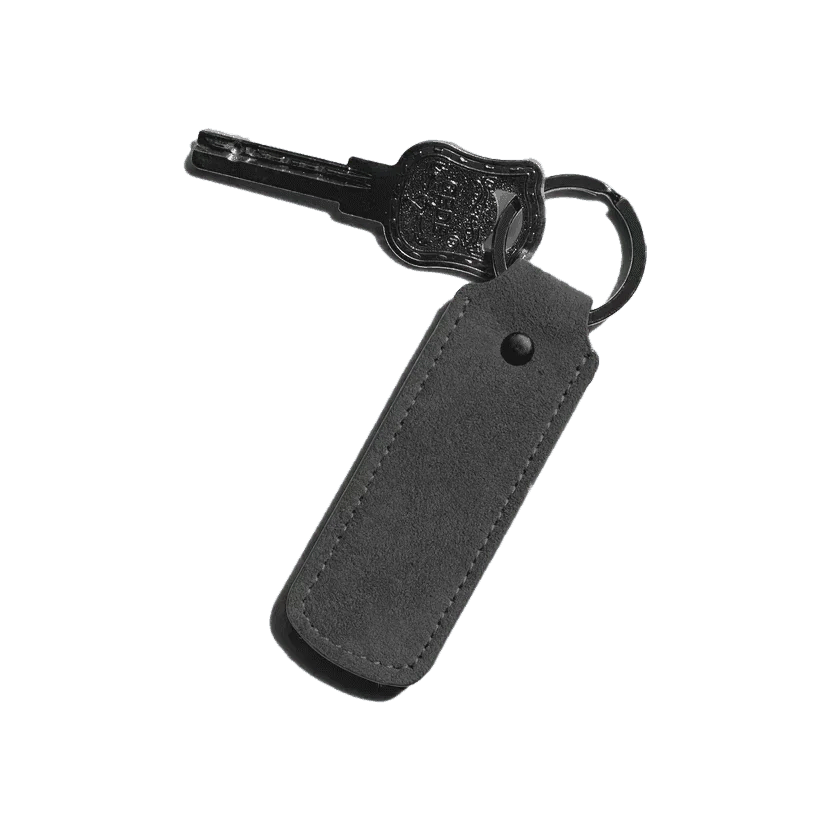 Alcantara Keychain - Space Grey - Alcanside