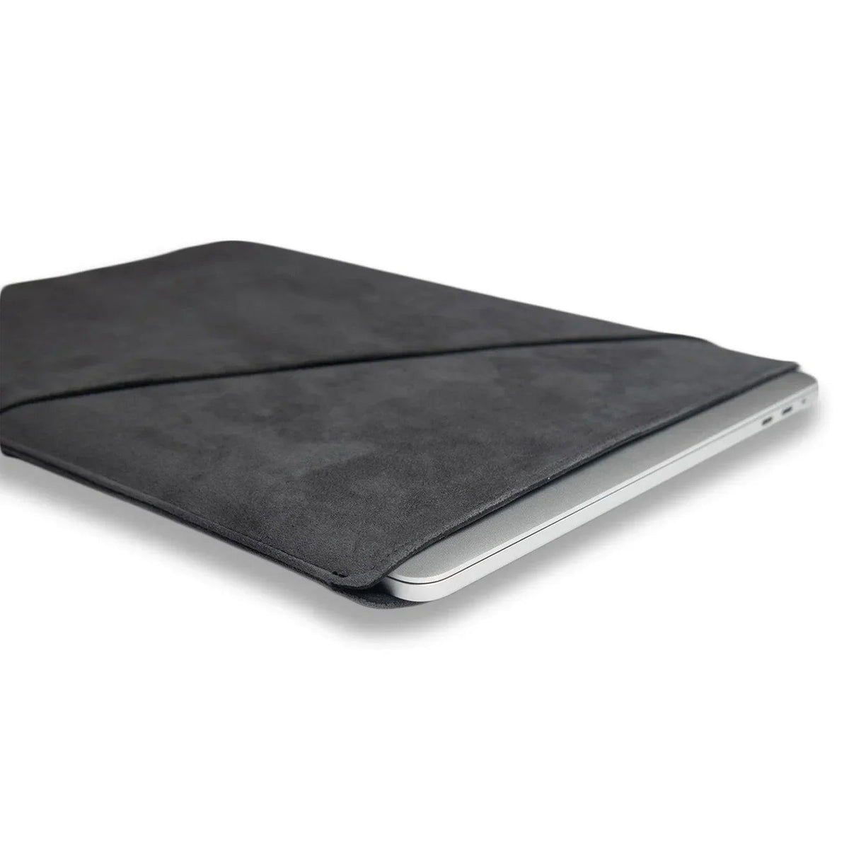 Alcantara Laptop Sleeve - 15 & 16 Inch - LEVEL UP MTA - Space Grey - Alcanside