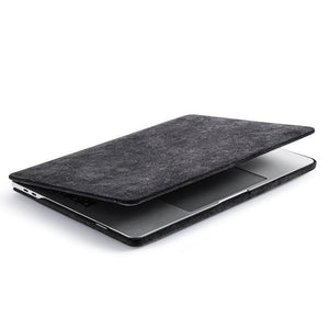 Alcantara MacBook Air Cover - For 13.6 inch (2022 M2 - 2025 M4) - LEVEL UP MTA - Space Grey - Alcanside