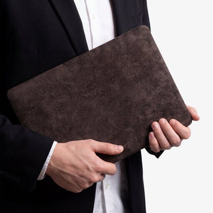 Alcantara MacBook Pro & Pro Max Cover - For 14 inch (2021 - 2025) - Chocolate Brown - Alcanside