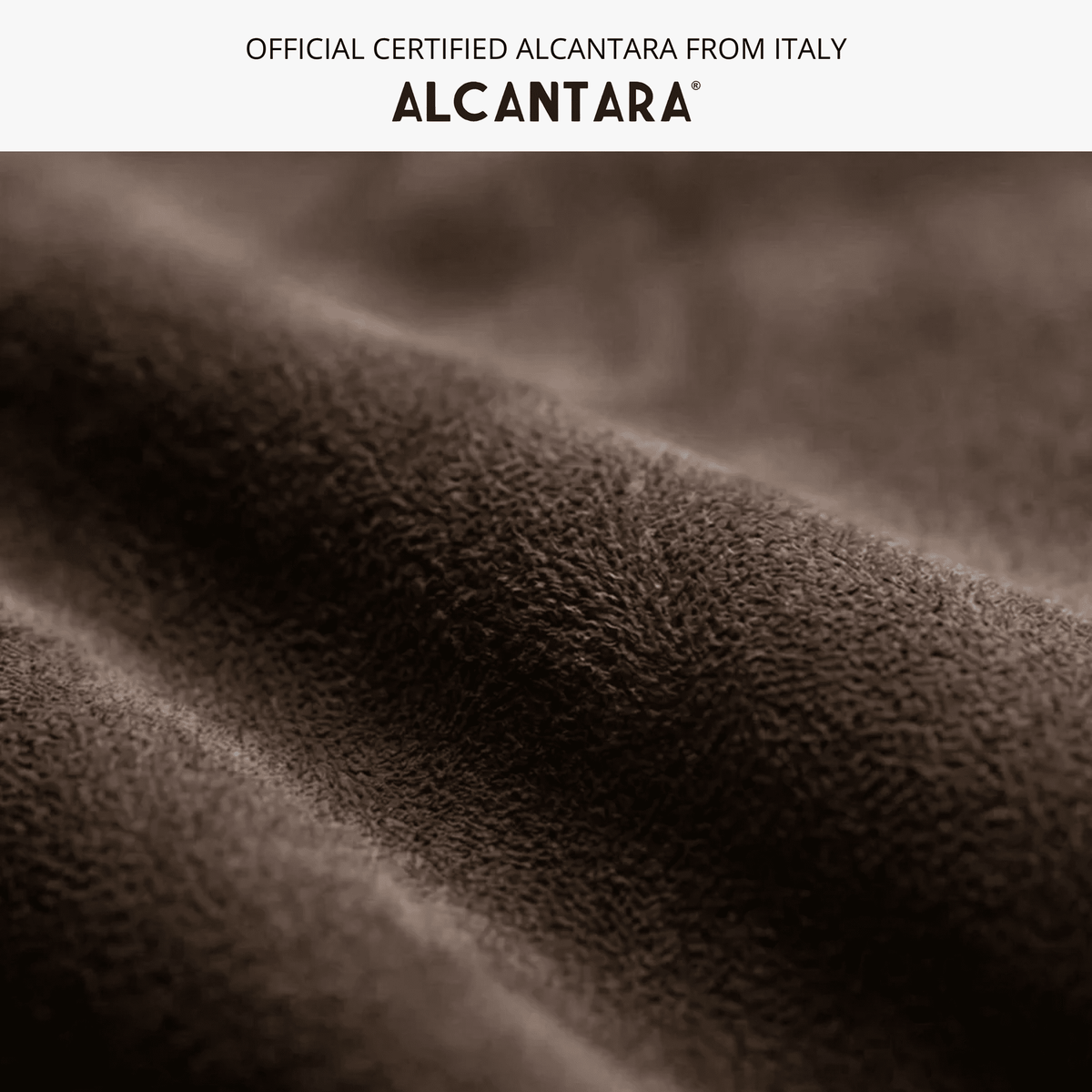 Alcantara MagSafe Wallet - Chocolate Brown - Alcanside