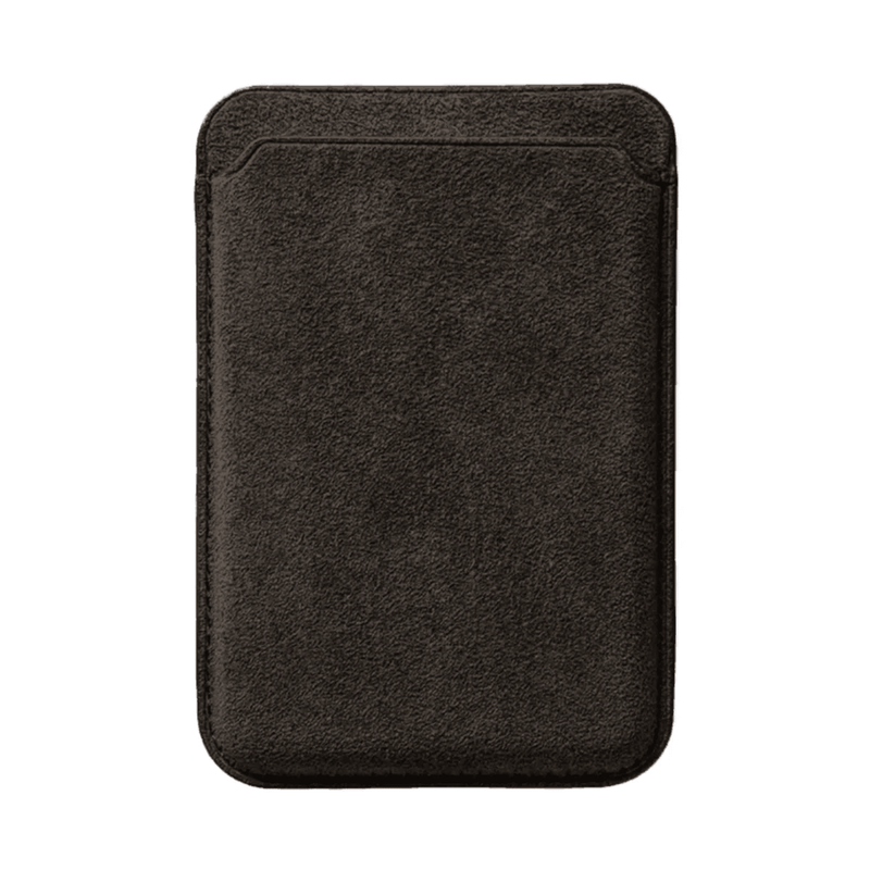 Alcantara MagSafe Wallet - Chocolate Brown - Alcanside