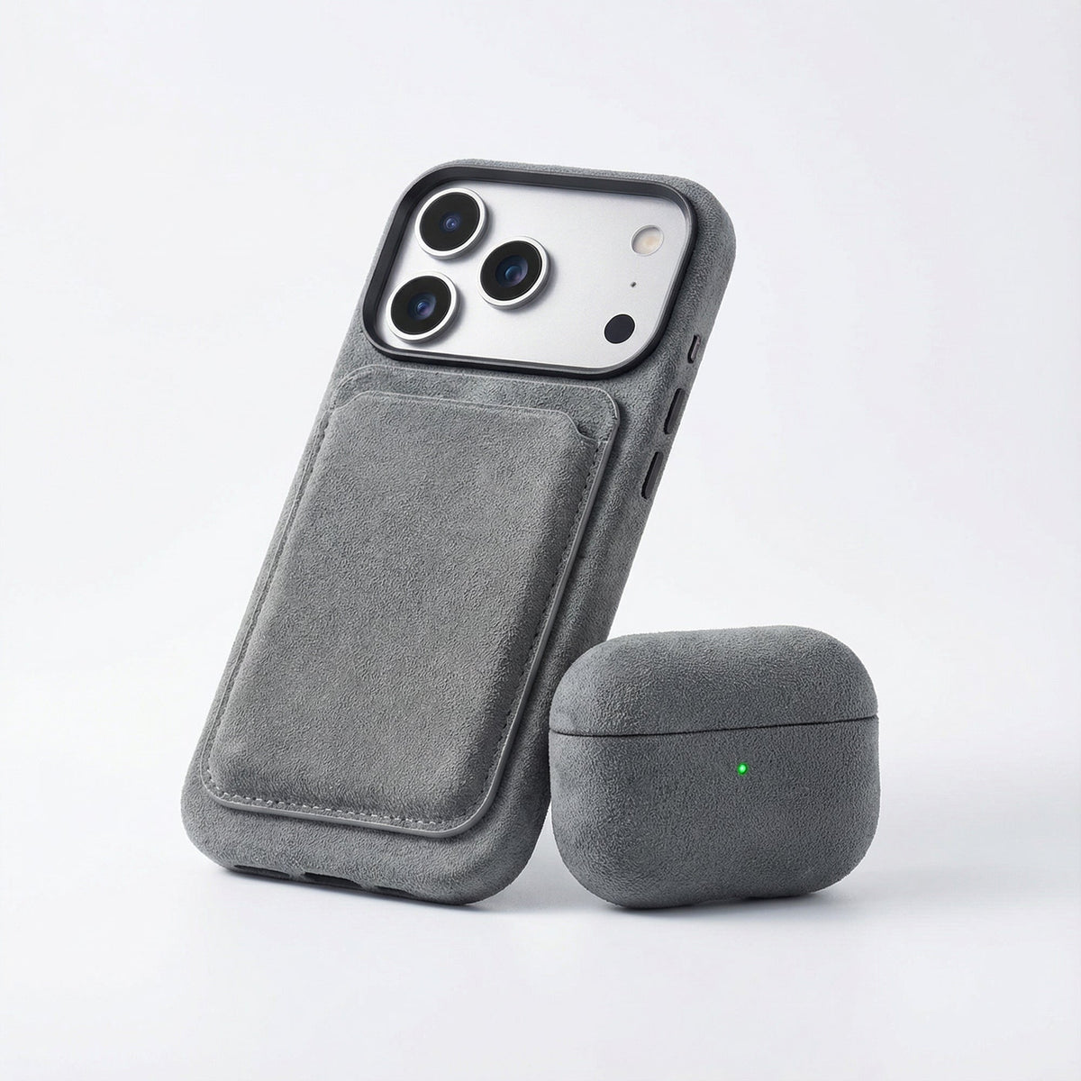 Alcantara MagSafe Wallet - Nardo Gray - Alcanside