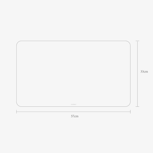 Alcantara Mousepad 57x33cm - Space Grey - Alcanside