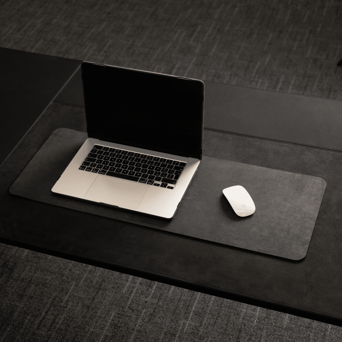 Alcantara Mousepad 80x30cm - Space Grey - Alcanside